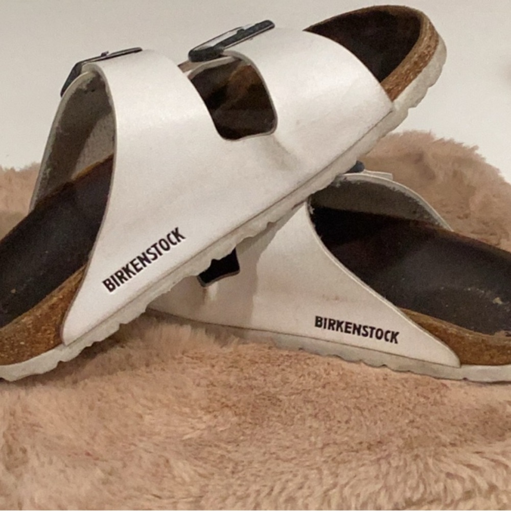 Birkenstock White Sandals